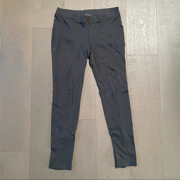 Vince Charcoal Leggings with Back Seam SZ L - Picture 2 of 6